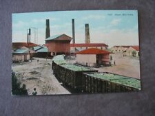 1910 Sugar Mill cana-de-açúcar Cuba vagões ferroviários masculinos edifícios chaminés PC comprar usado  Enviando para Brazil