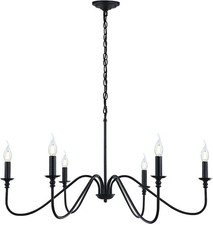 Lustre preto, 6 luzes lustres de ferro industrial rústico para luz de sala de jantar comprar usado Lustre preto, 6 luzes lustres de ferro industrial rústico para luz de sala de jantar comprar usado  Enviando para Brazil