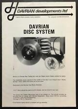 Davrian disc system for sale  LEICESTER