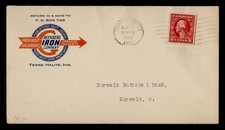 DR WHO 1913ADVERTISING IRON CO TERRE HAUTE IN TO NORWALK OH M40849, usado comprar usado  Enviando para Brazil