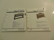 Yamaha Clavinova Piano Digital CLP-134 CLP-124 Serviço Manual de Reparo Esquemas comprar usado  Enviando para Brazil