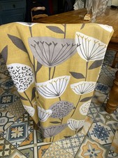 Dunelm yellow grey for sale  COLCHESTER