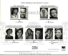 1998 Press Photo O elenco do filme de animação "O Príncipe do Egito" comprar usado  Enviando para Brazil