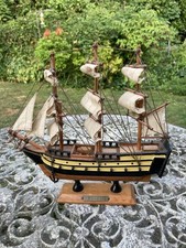 Vintage wooden ship for sale  LYMINGTON