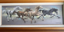 Galloping horses signed for sale  North Miami Beach