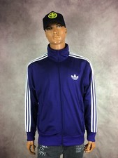 Jaqueta masculina Adidas Originals Beckenbauer roxa EUROPA TT retrô Firebird tamanho G comprar usado  Enviando para Brazil