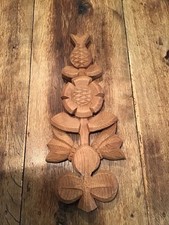 Holzschnitzerei stilisierte bl gebraucht kaufen  Erftstadt