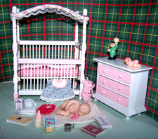 Dolls house nursery for sale  THORNTON-CLEVELEYS