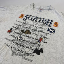 Camisas Soffe Vintage Masculina Adulta Escocesa Feita Nos EUA Cinza Extra Grande, usado comprar usado  Enviando para Brazil