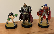 Lote de 3 bonecos Amiibo Little Mac, Ike, Ganondorf, soltos, muito bom estado+ comprar usado  Enviando para Brazil