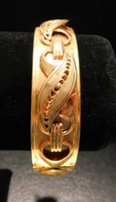 Gold tone embossed for sale  Toledo