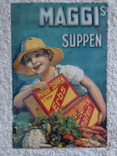 Werbeblechschild maggi suppen gebraucht kaufen  Putzbrunn