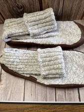 Usado, Meias Acorn-The Original-Slipper Tamanho Grande - Novo sem etiquetas - Torção de algodão cinza claro comprar usado  Enviando para Brazil