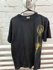 Camiseta Opeth masculina grande logotipo banda de ouro preto metal progressivo turnê concerto comprar usado  Enviando para Brazil