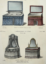 Tables toilette lithographie d'occasion  Pluvigner