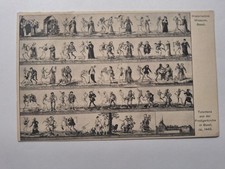 Cartolina 1920 totentanz usato  Cortona