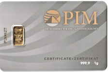 Goldbarren pim gramm gebraucht kaufen  Kulmbach
