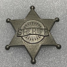 Vintage metal sheriff for sale  AMBLESIDE