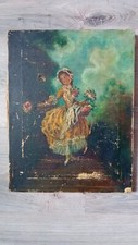 Tableau peinture huile d'occasion  Saumur