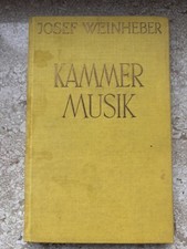 Kammermusik gedichte josef gebraucht kaufen  Parchim-Umland I
