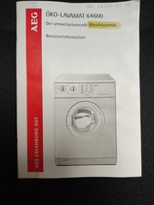 Gebrauchsanweisung aeg öko gebraucht kaufen  Pforzen