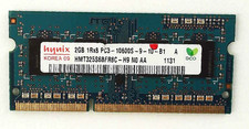 Hynix 🔧 2GB DDR3-1333 (PC3-10600S) Laptop Memória SO-DIMM 🟥 ☆ comprar usado  Enviando para Brazil