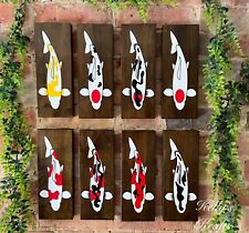 Solid wooden koi for sale  ASHFORD