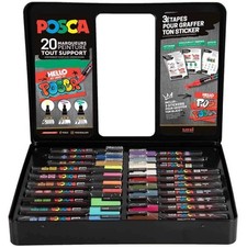 Malette feutres posca d'occasion  France