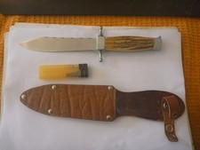 Messer jagdmesser hirschhorn gebraucht kaufen  Berlin