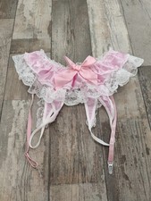 Crotchless pink white for sale  NEWARK