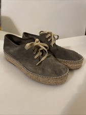 Sapatos Elyse Walker Los Angeles Espadrille couro camurça com cadarço precisam funcionar tamanho 38, usado comprar usado  Enviando para Brazil