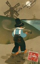 Carte illustrateur homme d'occasion  Genillé