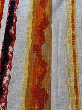 1960 Verner Panton Abstrato Listra Tiki Meio Século Tecido Vintage Barkcloth comprar usado  Enviando para Brazil