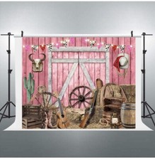 Backdrop pink western for sale  Port Saint Lucie