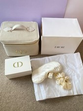 Dior Beaute Vanity Case Bolsa de Cosméticos Bolsa de Maquiagem Máscara para Olhos Máscaras Cabelo Scrunchies comprar usado  Enviando para Brazil