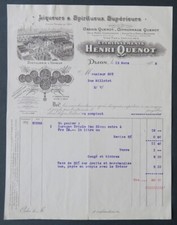 Facture 1928 liqueurs d'occasion  Nantes-