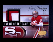 Camiseta deportiva Donruss Fabric of the Game Prime Joe Montana 2006 usada en juegos/25 Salón de la fama segunda mano  Embacar hacia Mexico