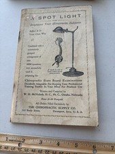 Antique 1922 chiropractic for sale  Vernon Rockville