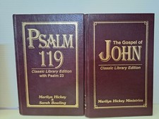Gospel of John & Psalm 119 Classic Library Ed HC Marilyn Hickey, usado comprar usado  Enviando para Brazil