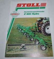 Stoll Z900 Hydro Tractor Ciągnik Maszyny rolnicze Brochure Broszura na sprzedaż  PL
