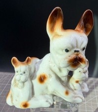 Estatueta vintage japonesa de porcelana buldogue francês com filhotes comprar usado Estatueta vintage japonesa de porcelana buldogue francês com filhotes comprar usado  Enviando para Brazil