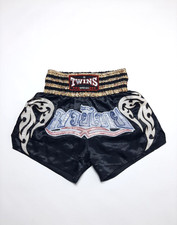 Shorts Muai Thai Kickboxing Twins Special Preto Tamanho XL comprar usado  Enviando para Brazil