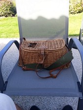 Vintage wicker fishing for sale  HAYLING ISLAND