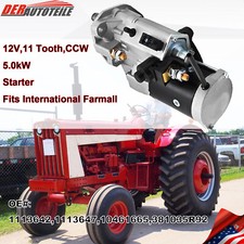Usado, Arranque de redução de engrenagem para International Farmall Harvester 1113642 12V, 11T, CCW comprar usado  Enviando para Brazil
