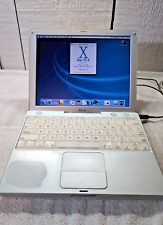 Usado, TESTADO Apple iBook a1005 G3 12" Laptop 600MHz PowerPC 128MB RAM 18GB HDD FUNCIONA comprar usado Usado, TESTADO Apple iBook a1005 G3 12" Laptop 600MHz PowerPC 128MB RAM 18GB HDD FUNCIONA comprar usado  Enviando para Brazil