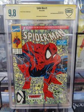 HOMEM-ARANHA #1 (1990) - CBCS GRAU 9.8 - VARIANTE CARIMBADA - ASSINADO POR MCFARLANE! comprar usado  Enviando para Brazil