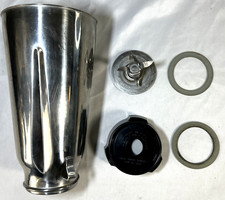 Liquidificador Oster aço inoxidável frasco liso base de lâminas de gelo 2 gaxetas feitas nos EUA, usado comprar usado  Enviando para Brazil