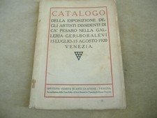 Catalogo 1920 galleria usato  Bologna