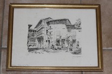 Dessin encre lithographie d'occasion  Dieulefit