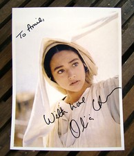 Olivia Hussey ~Foto ASSINADA~ Maria Jesus Nazaré Romeu Julieta Atriz de Filme ⭐ comprar usado  Enviando para Brazil